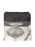 Hermès Pre-Owned 1999 Tibet-print silk scarf - Black