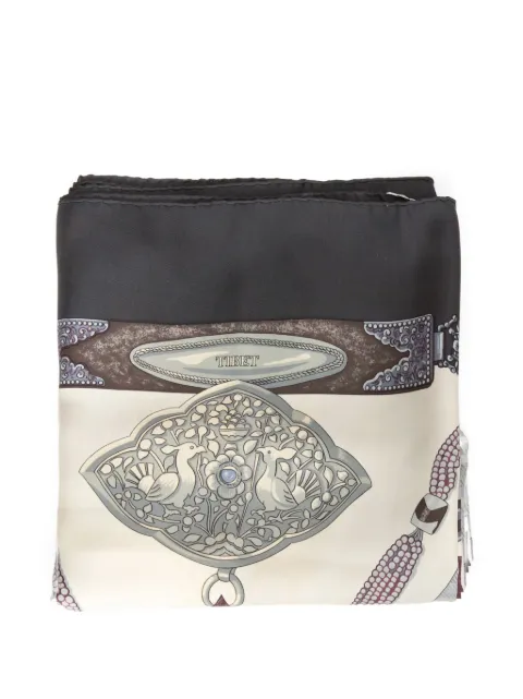 Hermès Pre-Owned Foulard con stampa Tibet in seta 1999