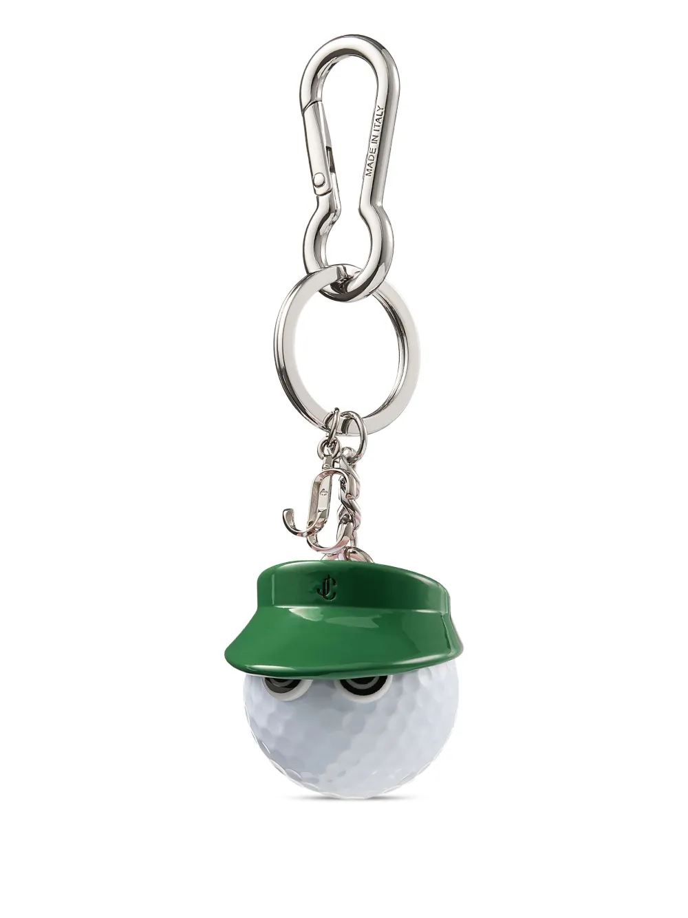 Jimmy Choo x Malbon 2.0 ball charm keyring | Silver | Image 1