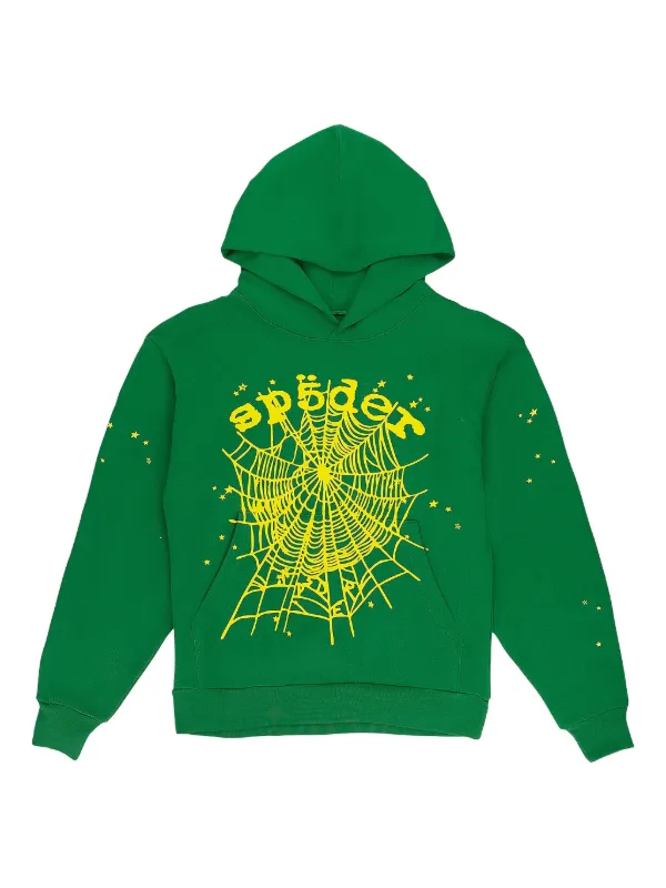 SP5DER Star OG Web V2 パーカー | グリーン | FARFETCH JP