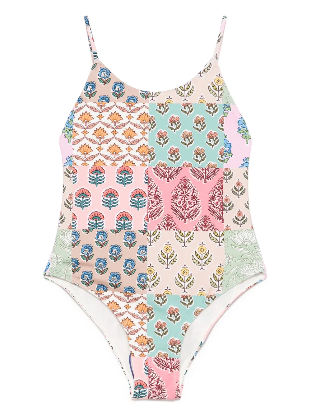MC2 Saint Barth Kids Badpak met bloe print Roze