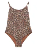 MC2 Saint Barth Kids Cecille swimsuit - Brown