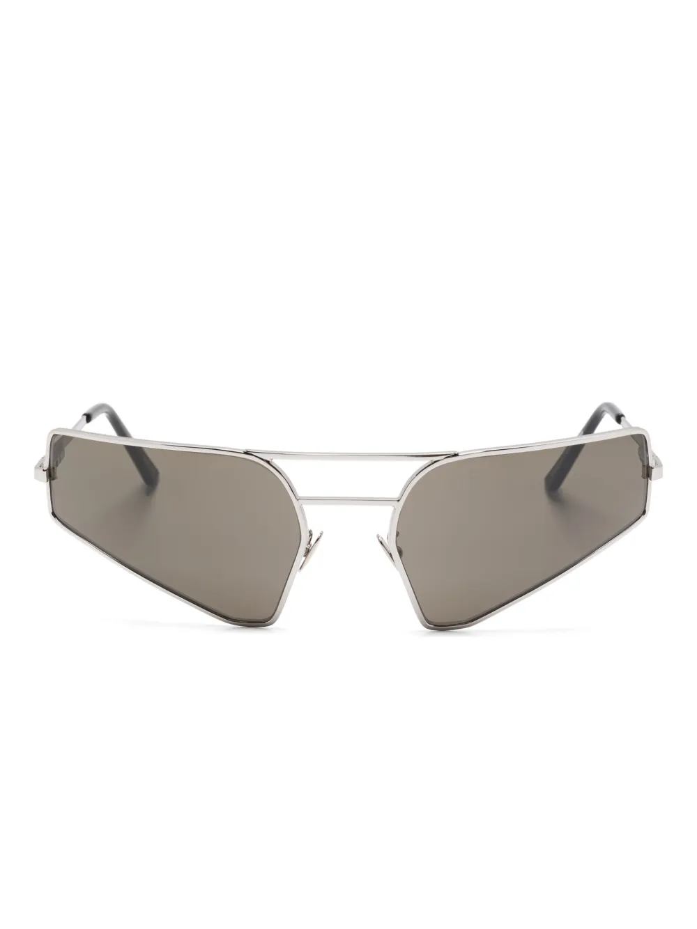 Rick Owens oversize-frame sunglasses | Silver | Image 1