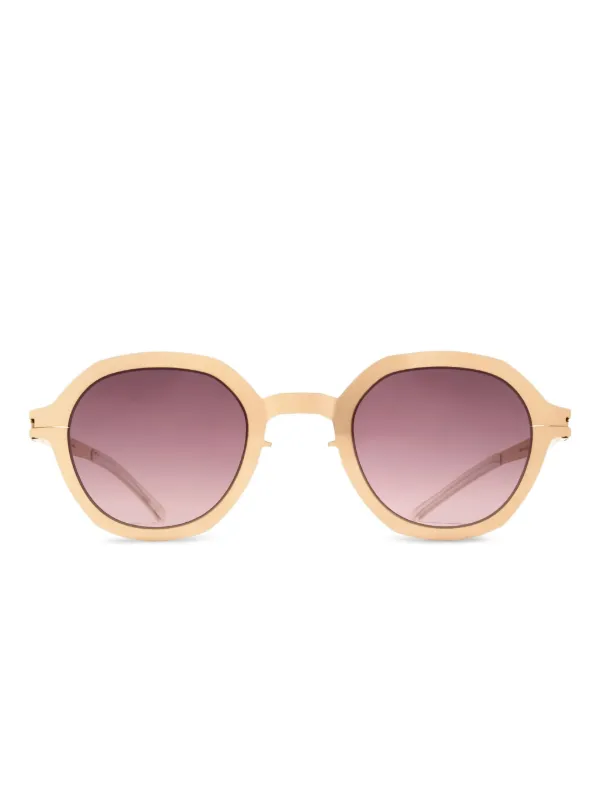 Mykita Maureen ラウンドフレーム サングラス | ゴールドトーン 