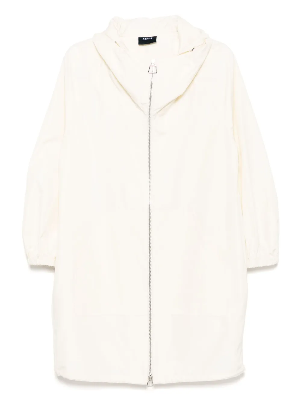 silk taffeta parka