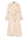 Akris mulberry silk trench coat - Brown