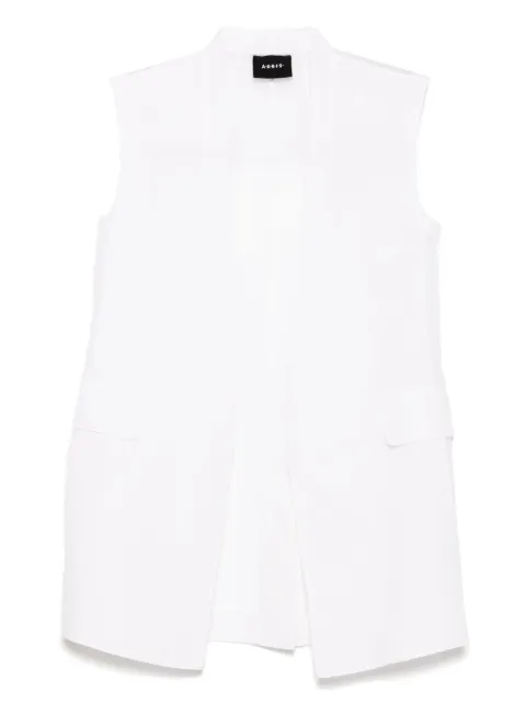 Akris sheer silk gilet