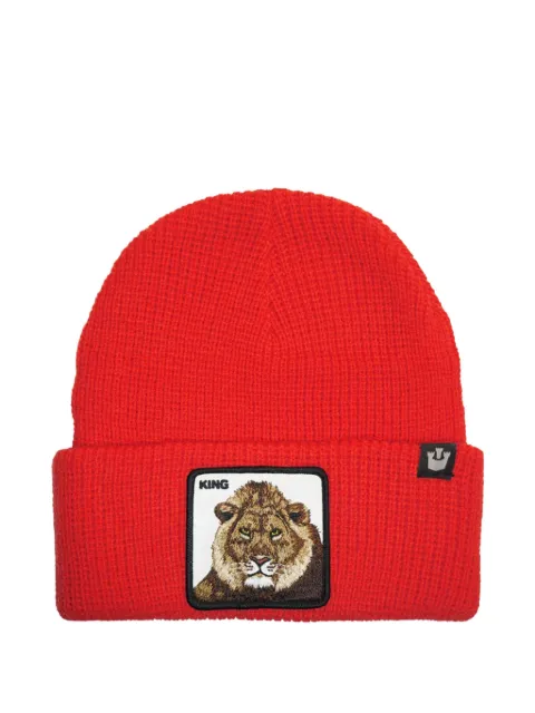 GOORIN BROS lion-embroidered beanie