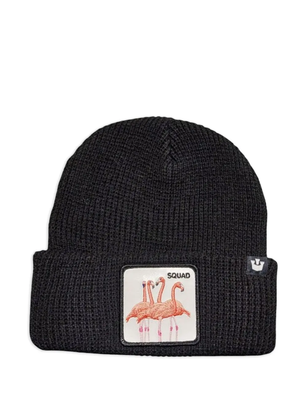 GOORIN BROS flamingo-patch beanie Zwart
