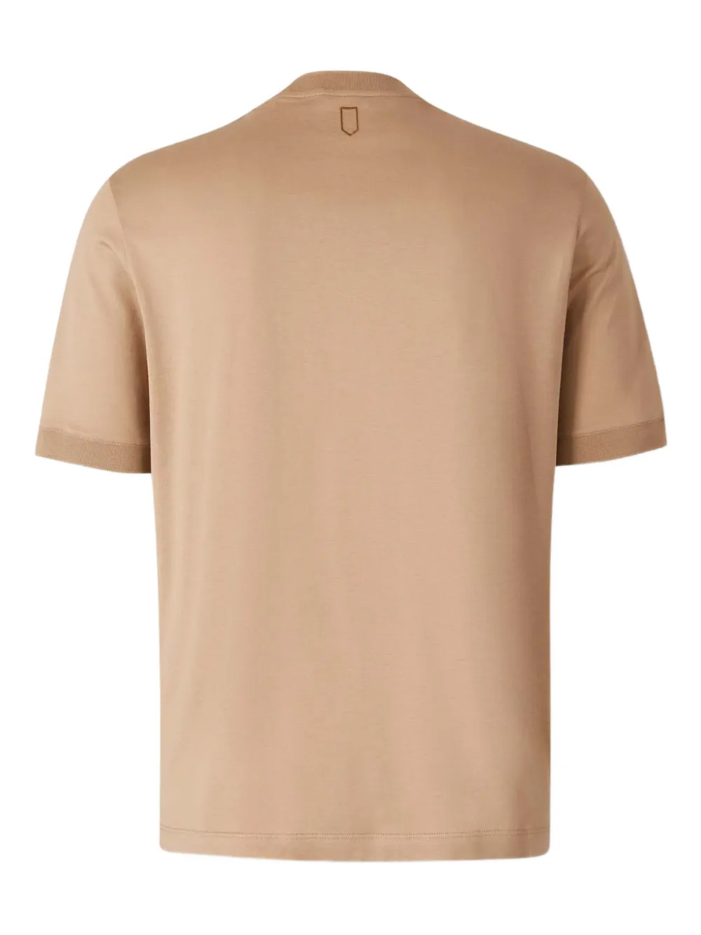 Canali silk-blend T-shirt - Beige