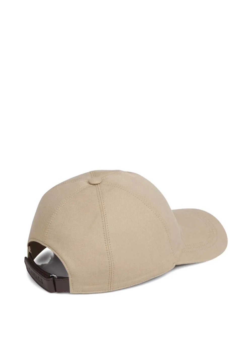 Canali silk-blend baseball cap - Beige