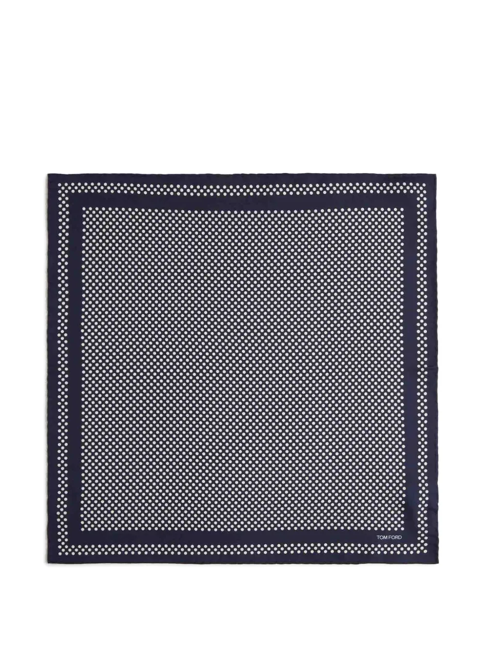 TOM FORD polka-dot scarf - Blauw