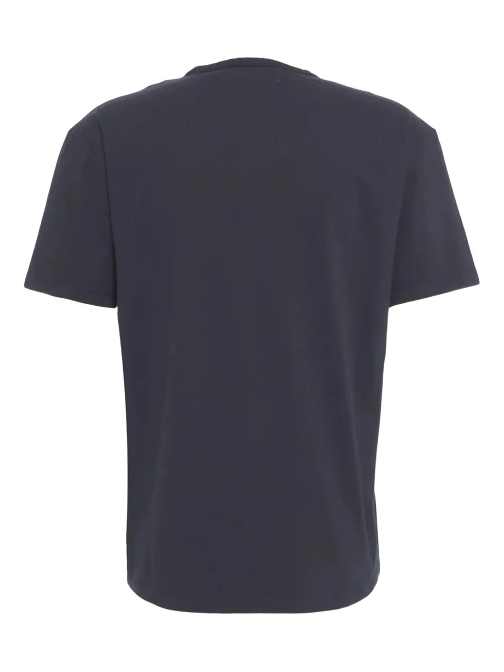 Grifoni Katoenen T-shirt met ronde hals - Blauw