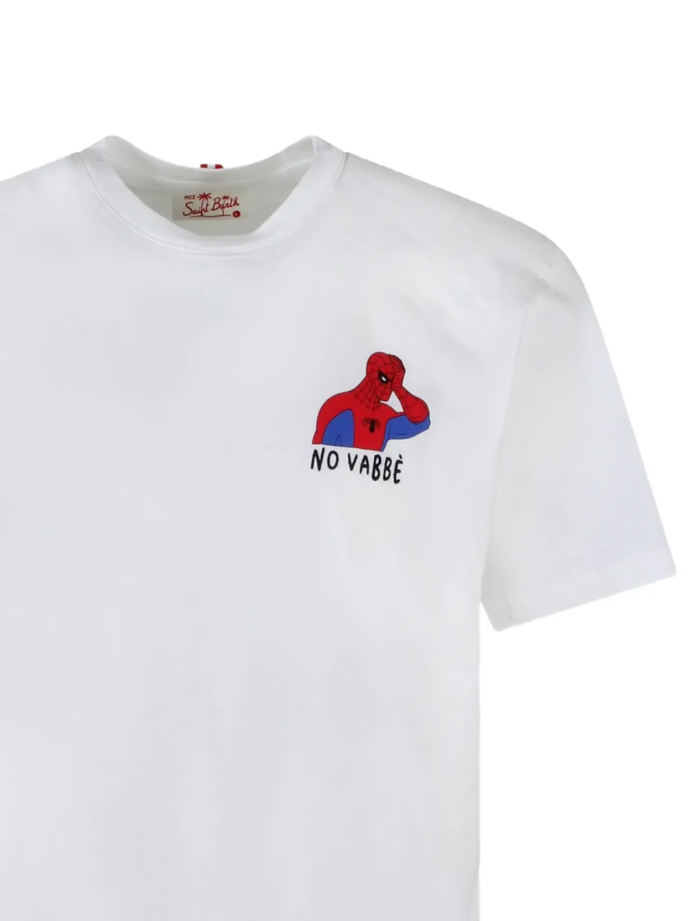 MC2 Saint Barth T-shirt met Spider Man-print Wit