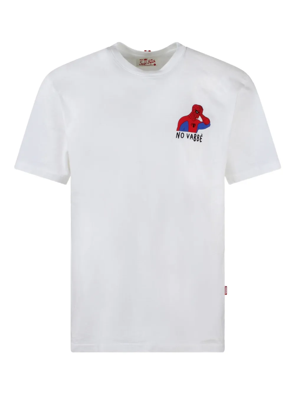 MC2 Saint Barth Spider Man-print t-shirt Wit