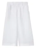 Loro Piana flax bermuda shorts - White