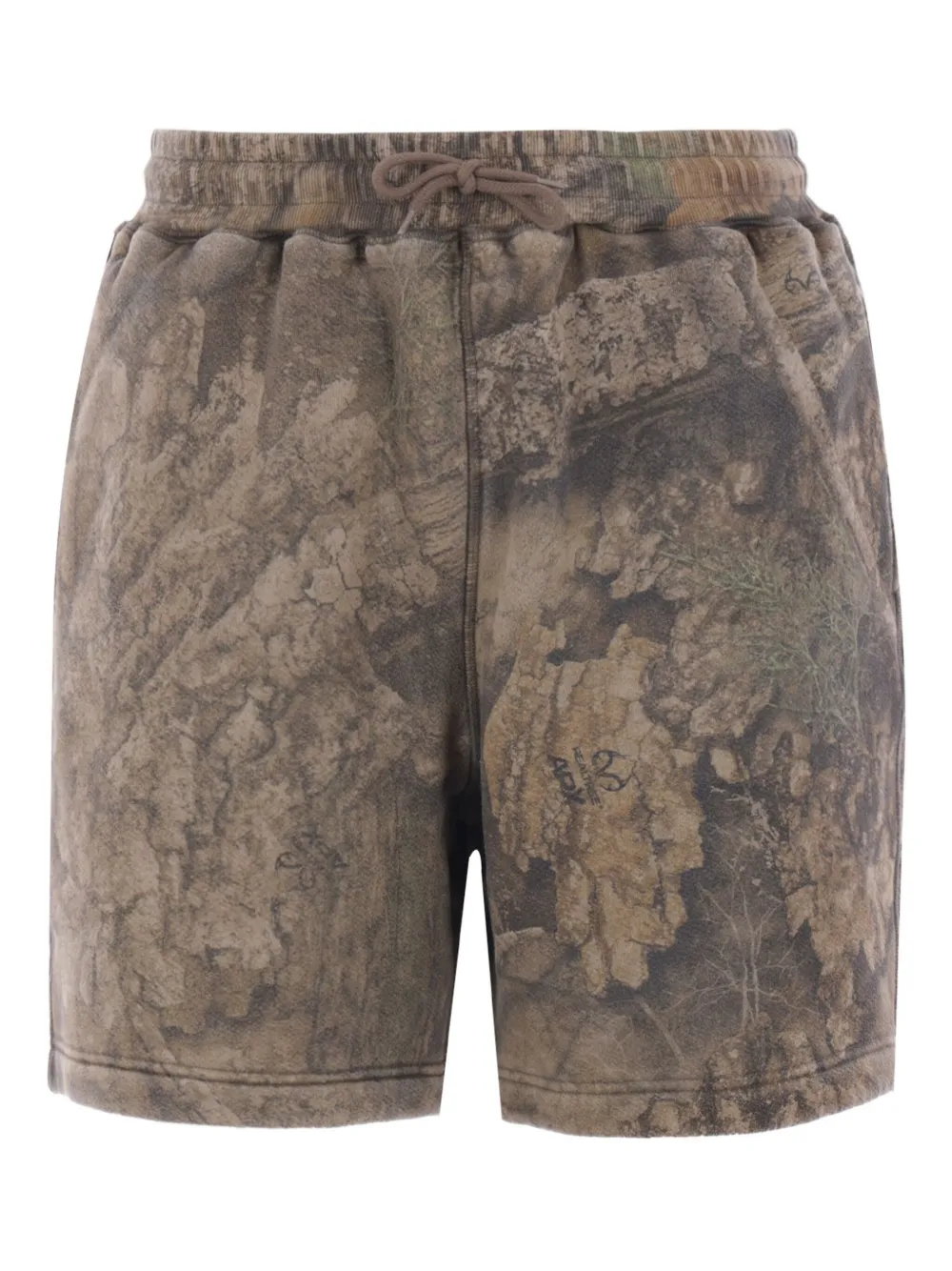 COLE BUXTON Real Tree camouflage jersey shorts - ブラウン COLE BUXTON Real Tree camouflage jersey shorts - ブラウン
