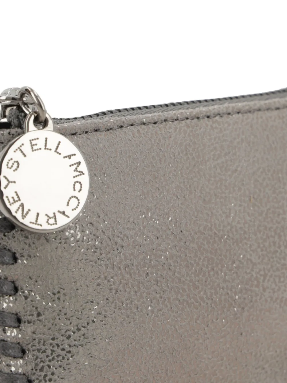 Stella McCartney Pasjeshouder met ritssluiting en stippen Grijs