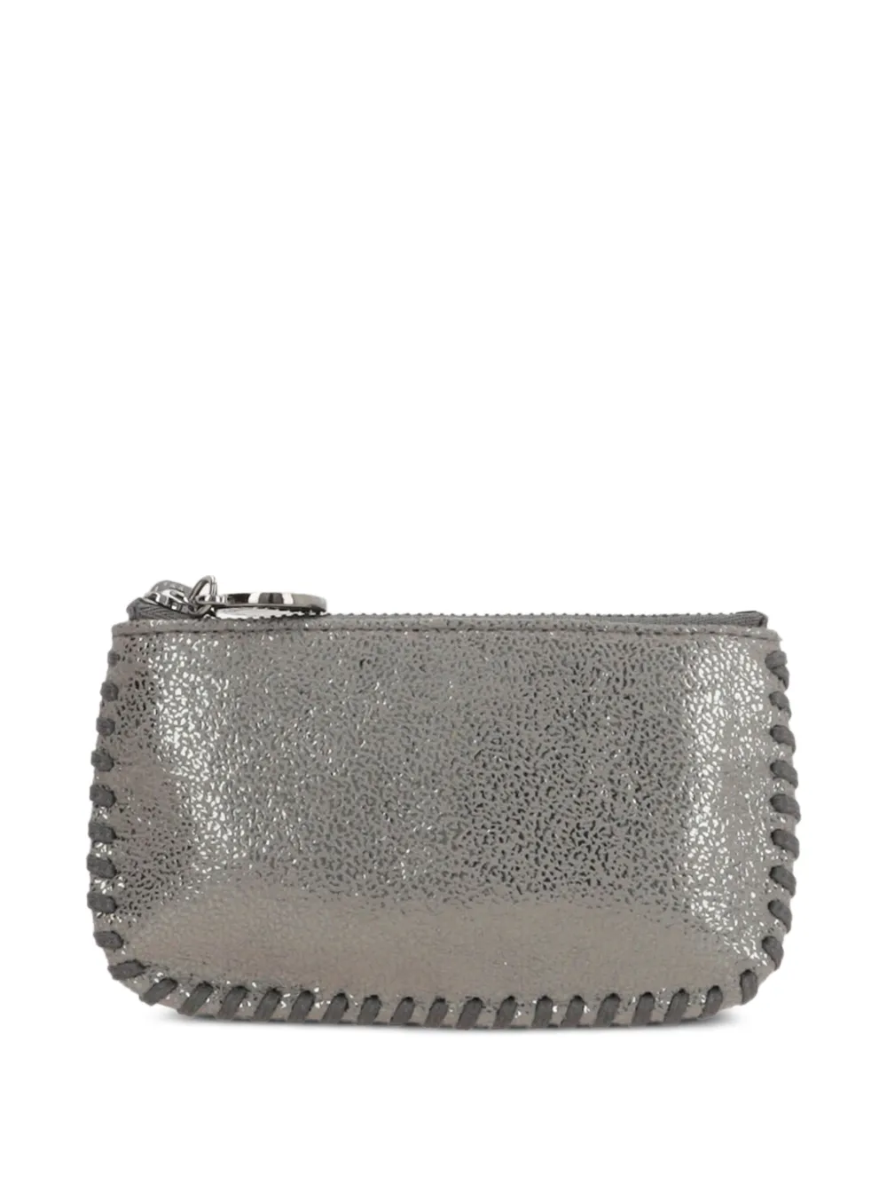 Stella McCartney zip-fastening dotted cardholder | Grey | Image 1