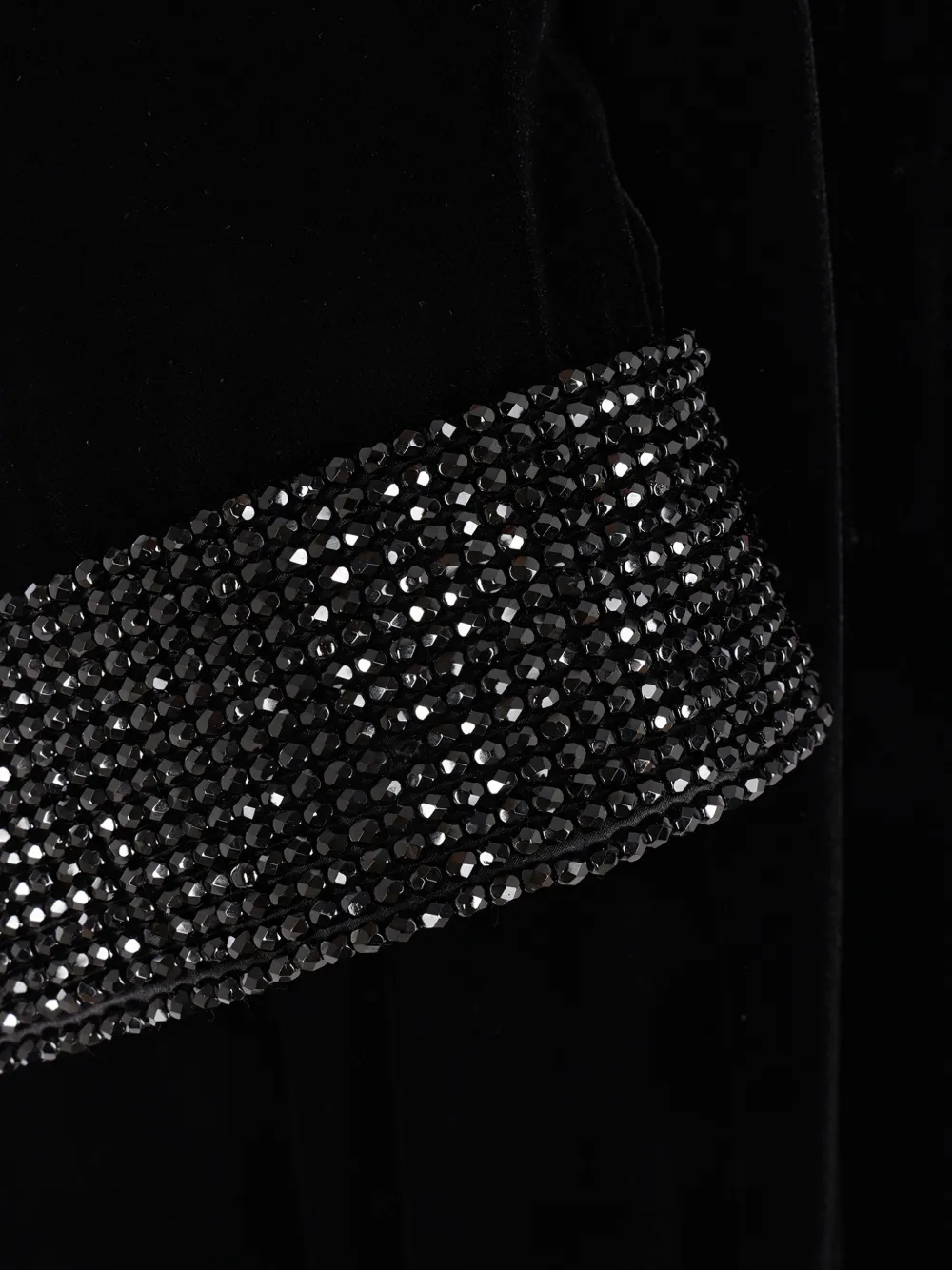 Giorgio Armani Embellished Jumpsuit In Black