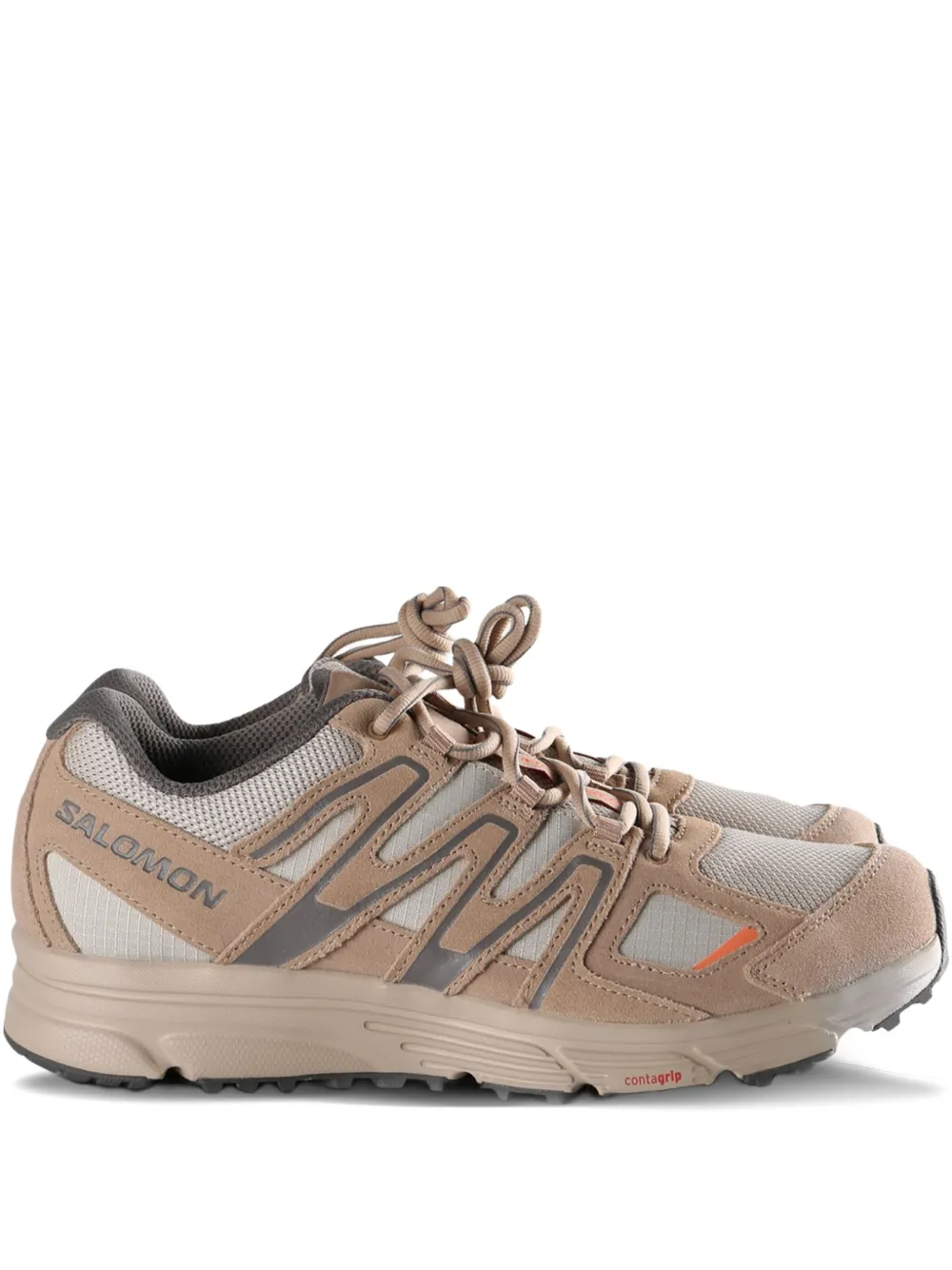 Salomon X-Mission 4 suede trainers Brown
