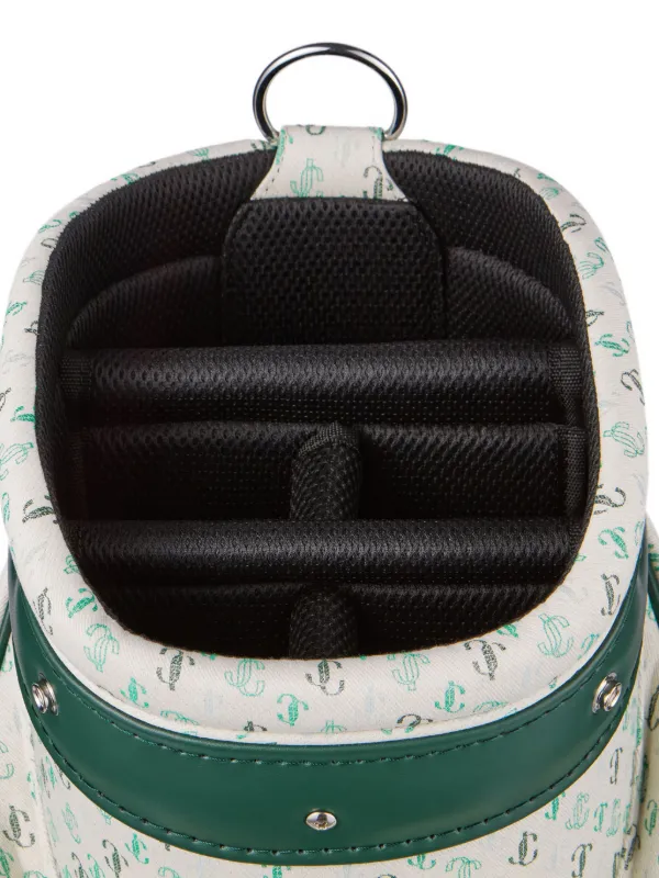 おしゃれ★【Malbon Golf】× JIMMY CHOO ダッフル バッグ Jimmy Choo / Malbon 2.0 Golf Bag Small |Monogram Embroidered