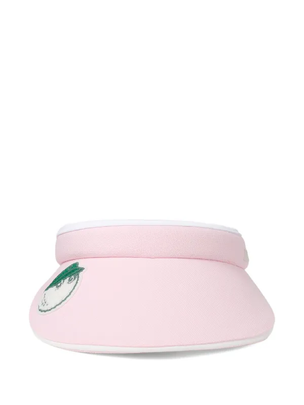 ブランドコラボ【JIMMY CHOO X MALBON】バイザー Jimmy Choo x Malbon サンバイザー | ピンク | FARFETCH JP