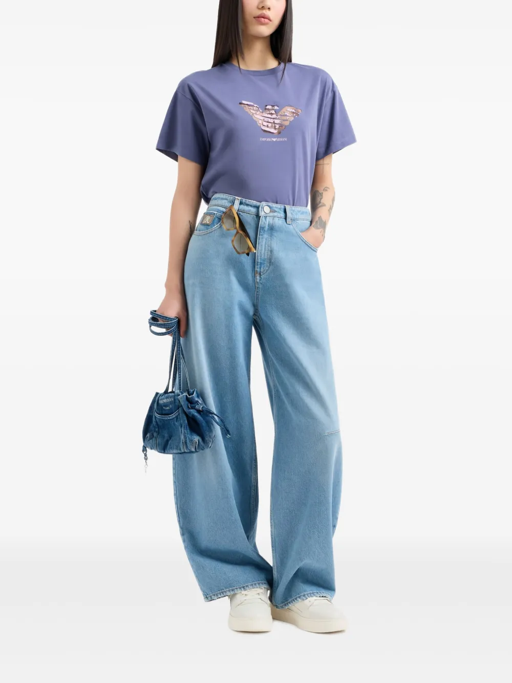 Emporio Armani logo graphic T-shirt | T-Shirts & Jersey Shirts | Image 2
