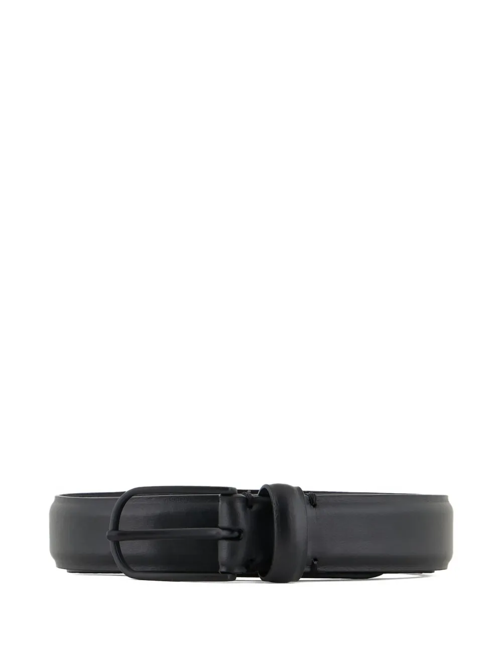Emporio Armani buckle leather belt - Nero