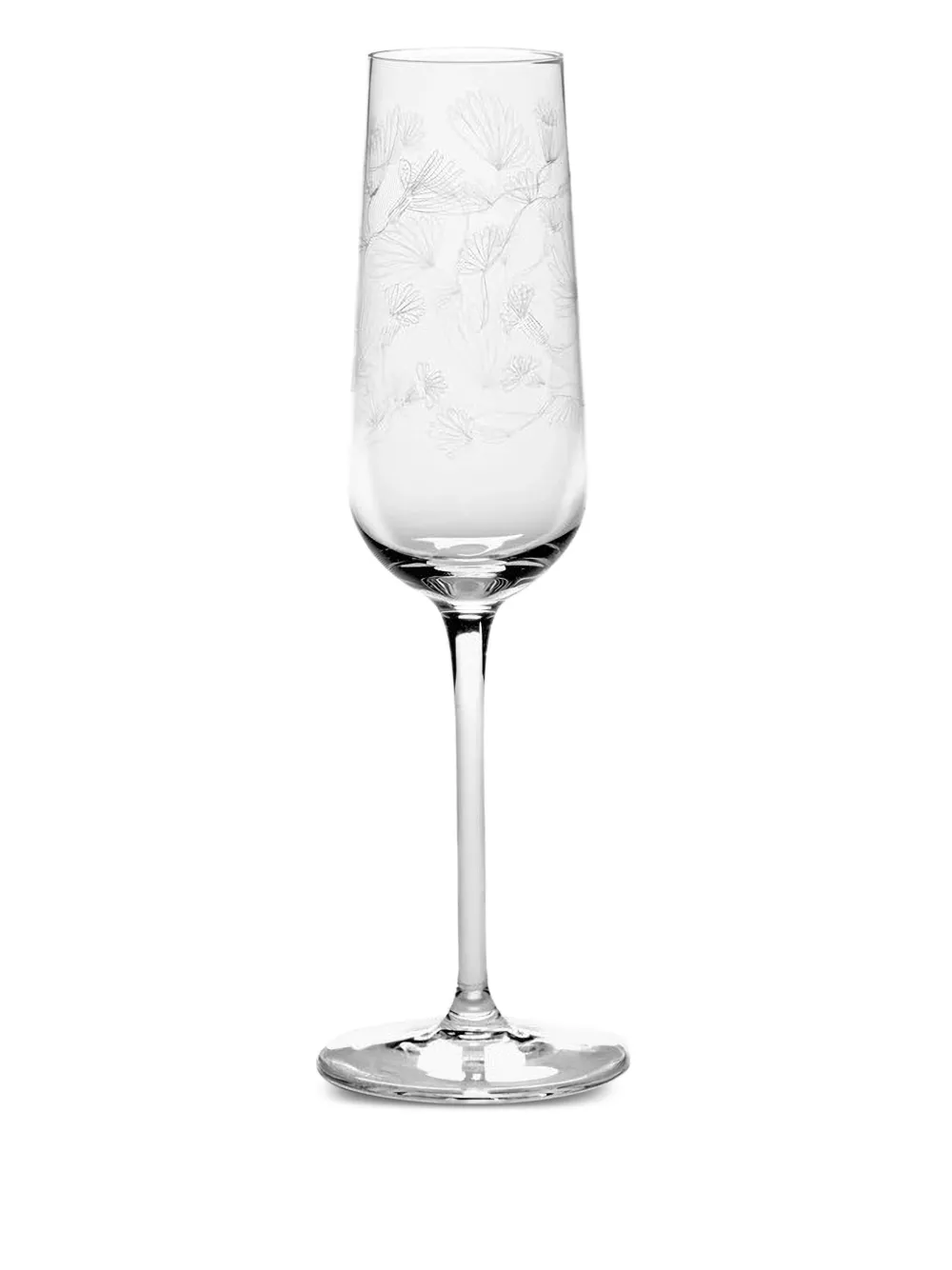 Serax etched-floral champagne flute | White | Image 1