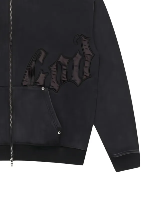 GODSPEED OG Logo V2 Hooded Sweater | Black | FARFETCH