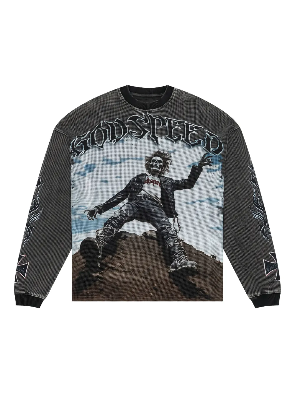 GODSPEED Rocker long-sleeve T-shirt - Grau