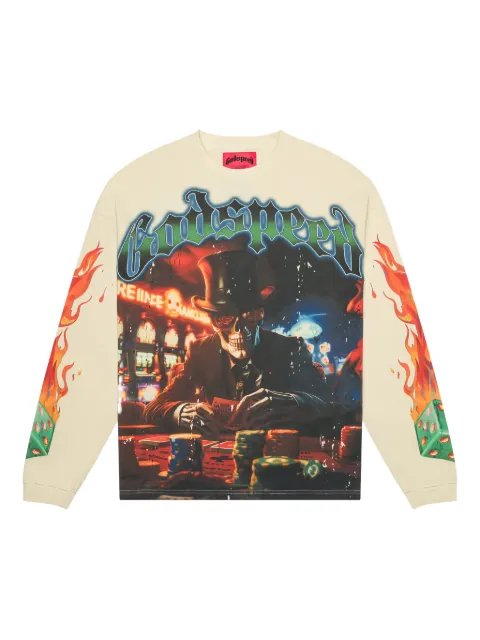 GODSPEED Life's A Gamble long-sleeved T-shirt