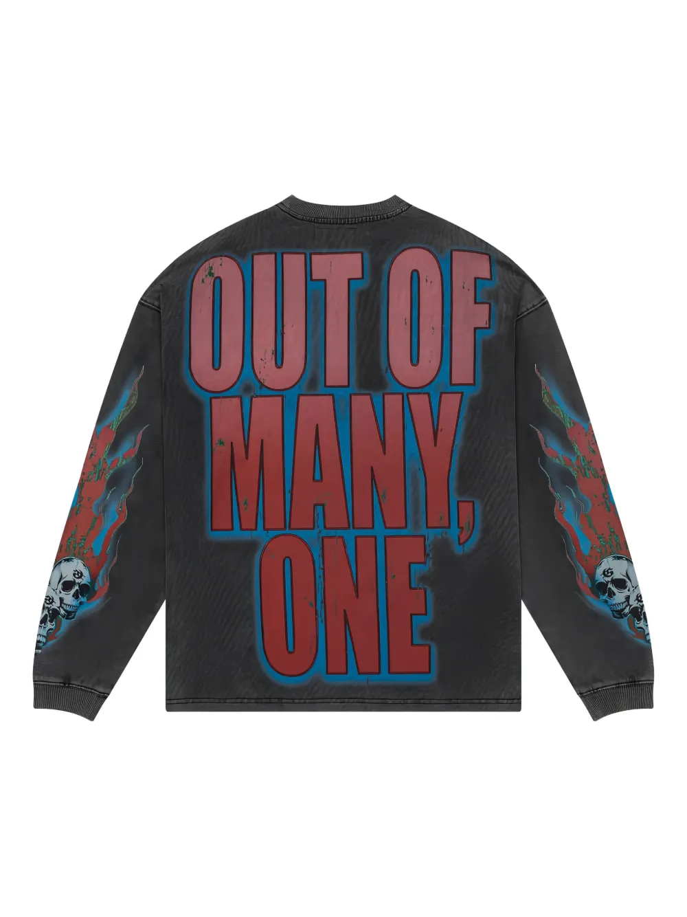 GODSPEED Vision Flowers long-sleeve thermal sweater - Grijs