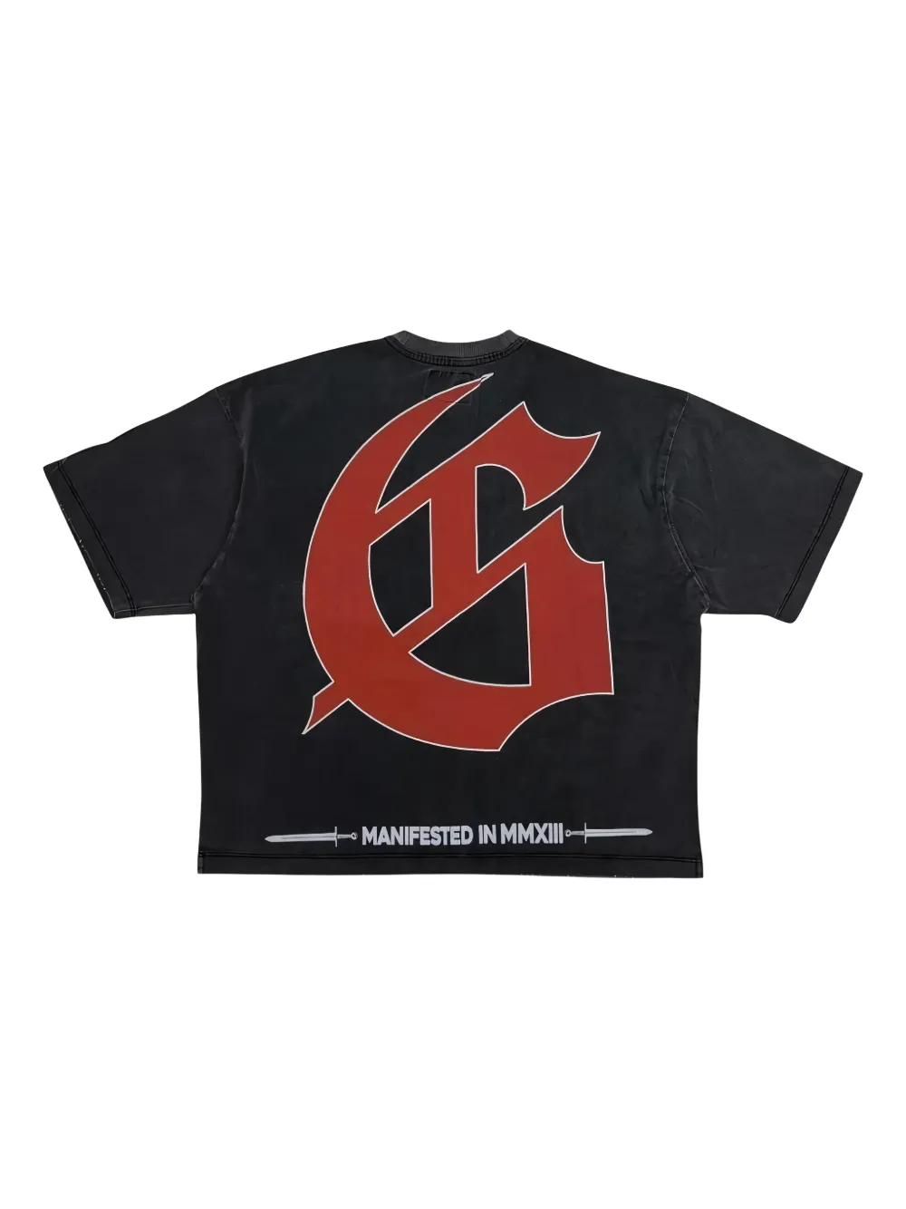 GODSPEED Sea Sick graphic-print T-shirt - Zwart