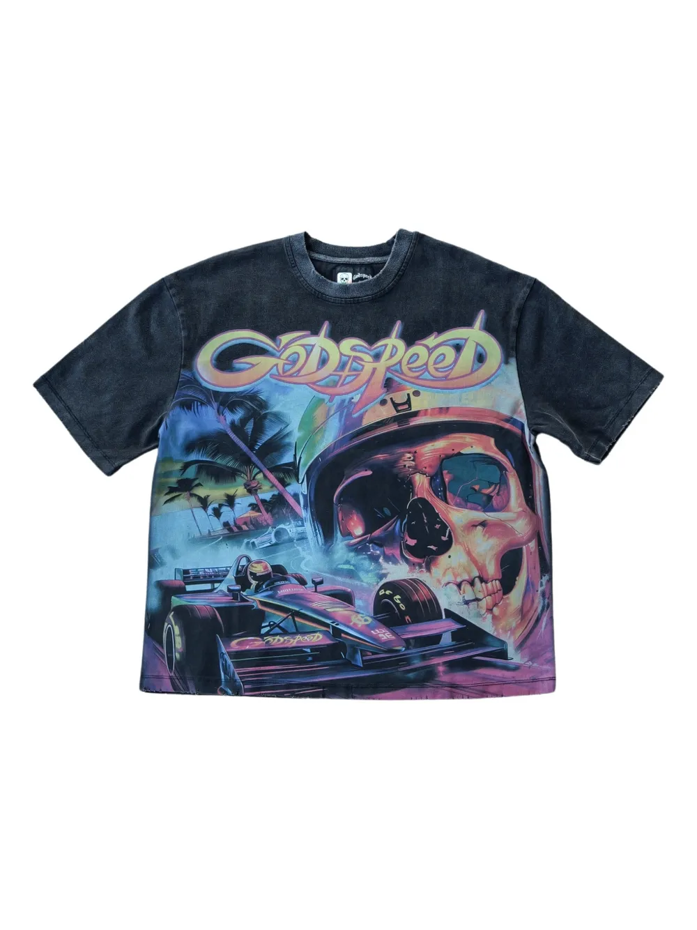 GODSPEED T-shirt con stampa grafica F1 Dreams - Nero