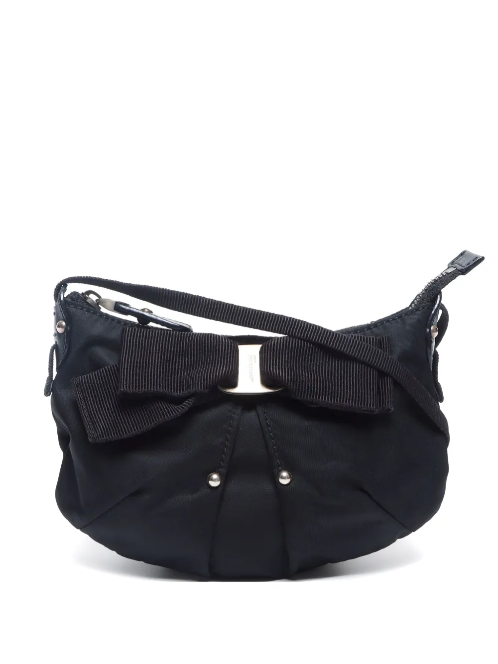 Ferragamo Pre-Owned 1990s Vara Bow shoulder bag | Black | Image 1