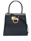 Ferragamo Pre-Owned 2000-2020 Gancini leather two-way handbag - Black