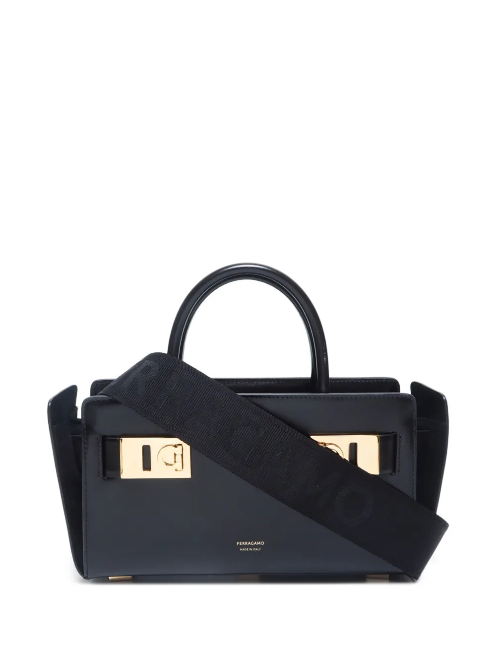 Ferragamo Pre-Owned 2023 Gancini two-way handbag | negro | Image 1