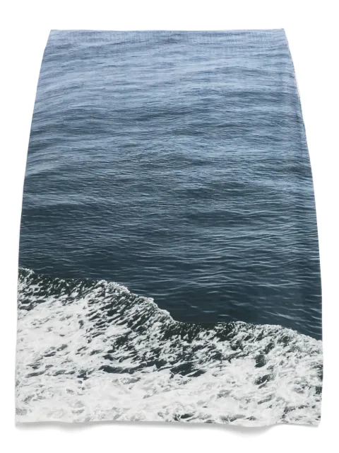 agnès b.  graphic-print skirt 