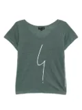 agnès b. graphic-print t-shirt - Green