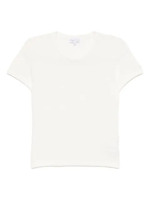 agnès b.  playera con bordado