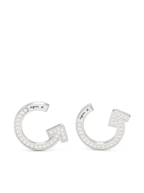 agnès b.  Arrow earrings