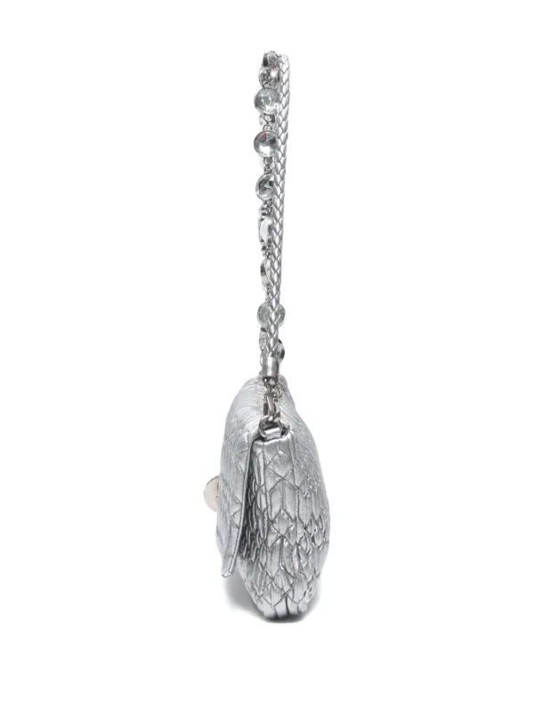 Miu Miu Pre-Owned 2010s Matelasse Crystal Shoulder Bag