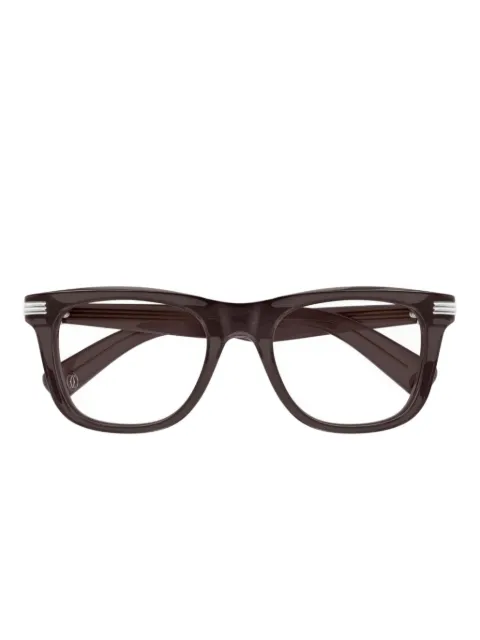 Cartier Eyewear スクエア眼鏡フレーム