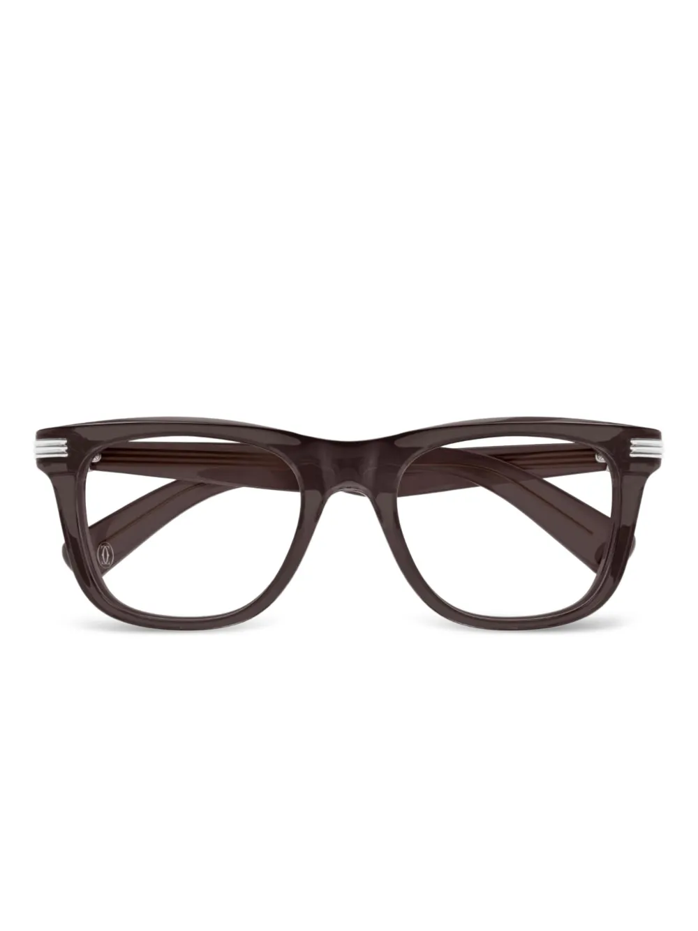 Cartier Eyewear square-frame glasses | Purple | Image 1