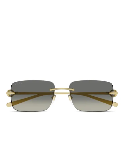Gucci Eyewear lentes de sol con armazón rectangular