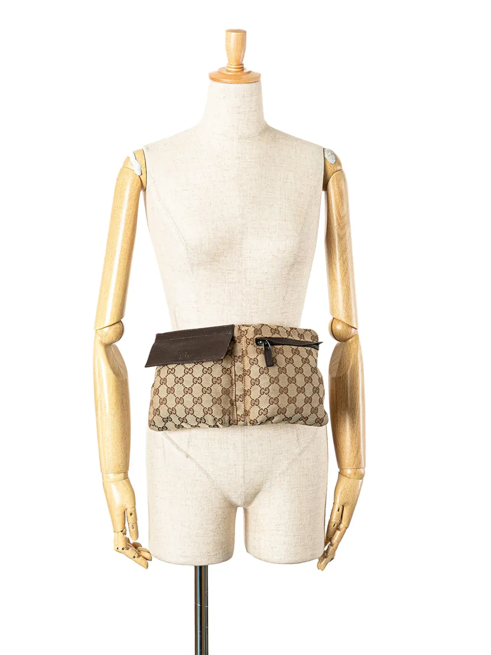 Gucci Pre-Owned cangurera Web Double Pocket en lona GG 2000-2015 | Estilos de archivo | Image 2