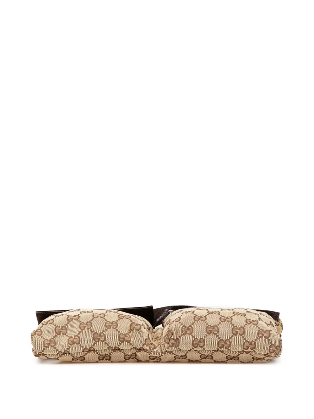 Pre-owned Gucci 2000-2015 Gg Canvas Double Pocket Belt Bag