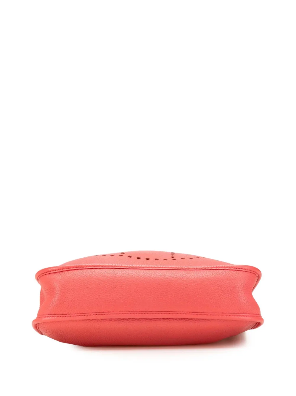 Pre-owned Hermes 2010 Clemence Evelyne I Pm Crossbody Bag In Red
